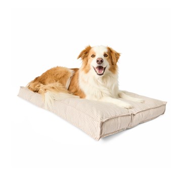 Pet Bed Rectangle Striped, Large - Anko