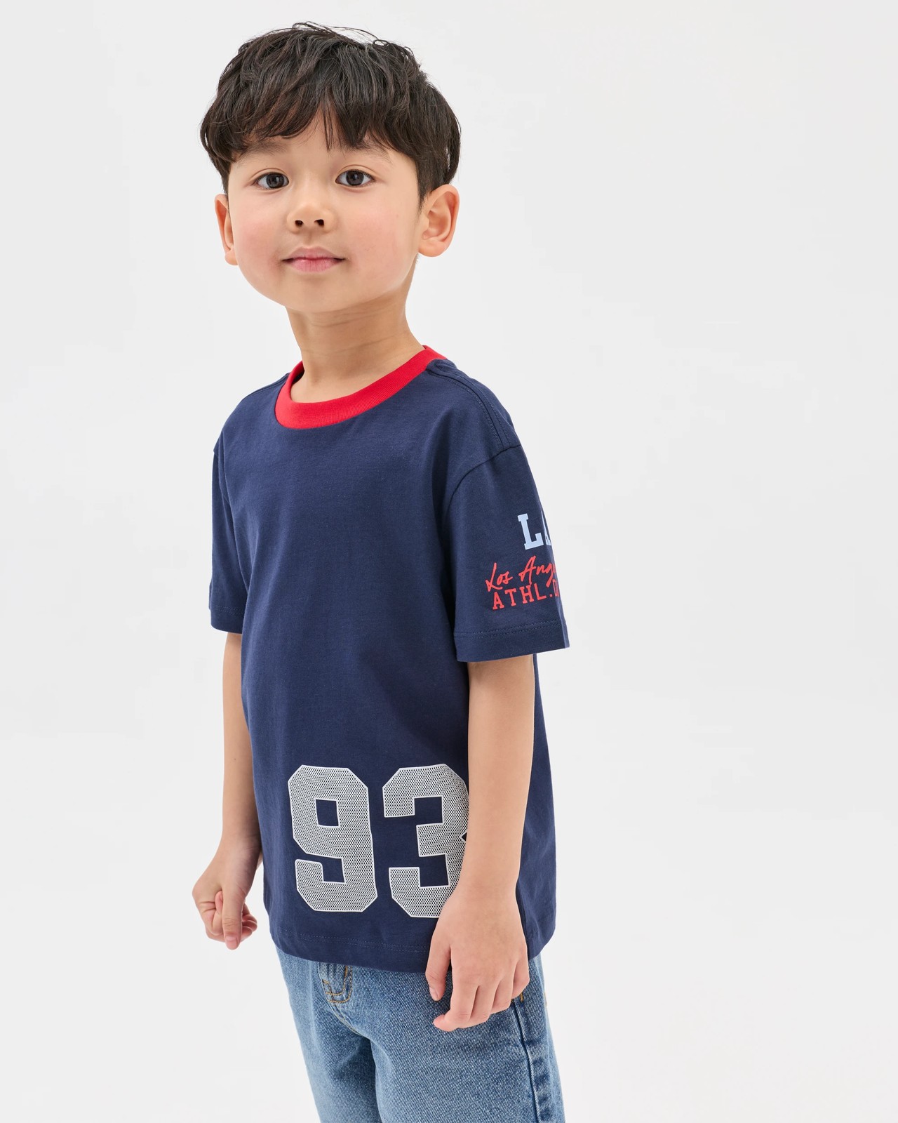 Australian Cotton Short Sleeve T-Shirt - Navy 5 of 6
