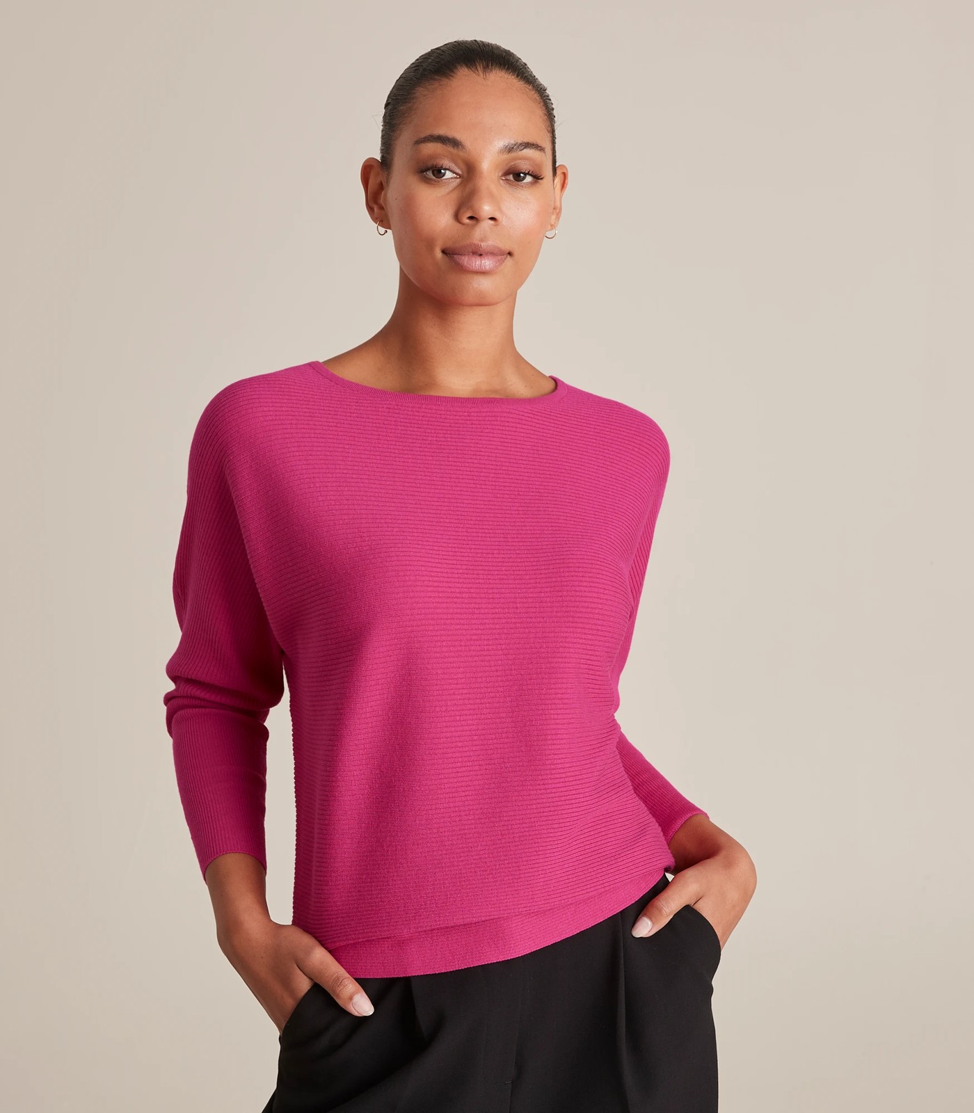 Dolman sleeve hot sale cashmere sweater