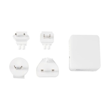 65W Travel Wall Charger, White - Anko