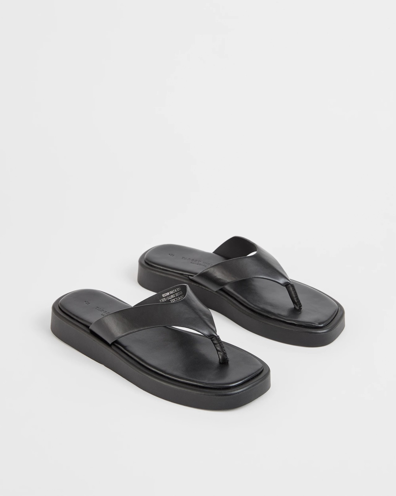 Chunky Thongs - Black 2 of 3