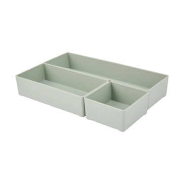 3 Piece Desk Storage Set  Sage - Anko
