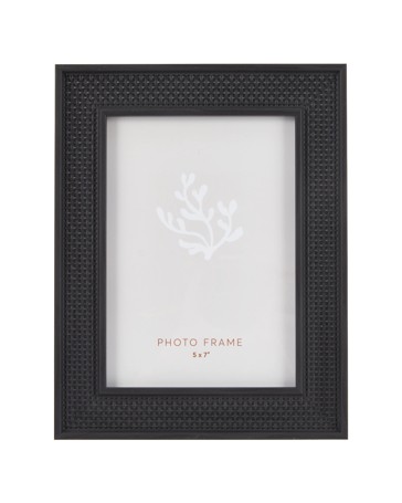 Anko Weave Photo Frame 5in. x 7in.- Black