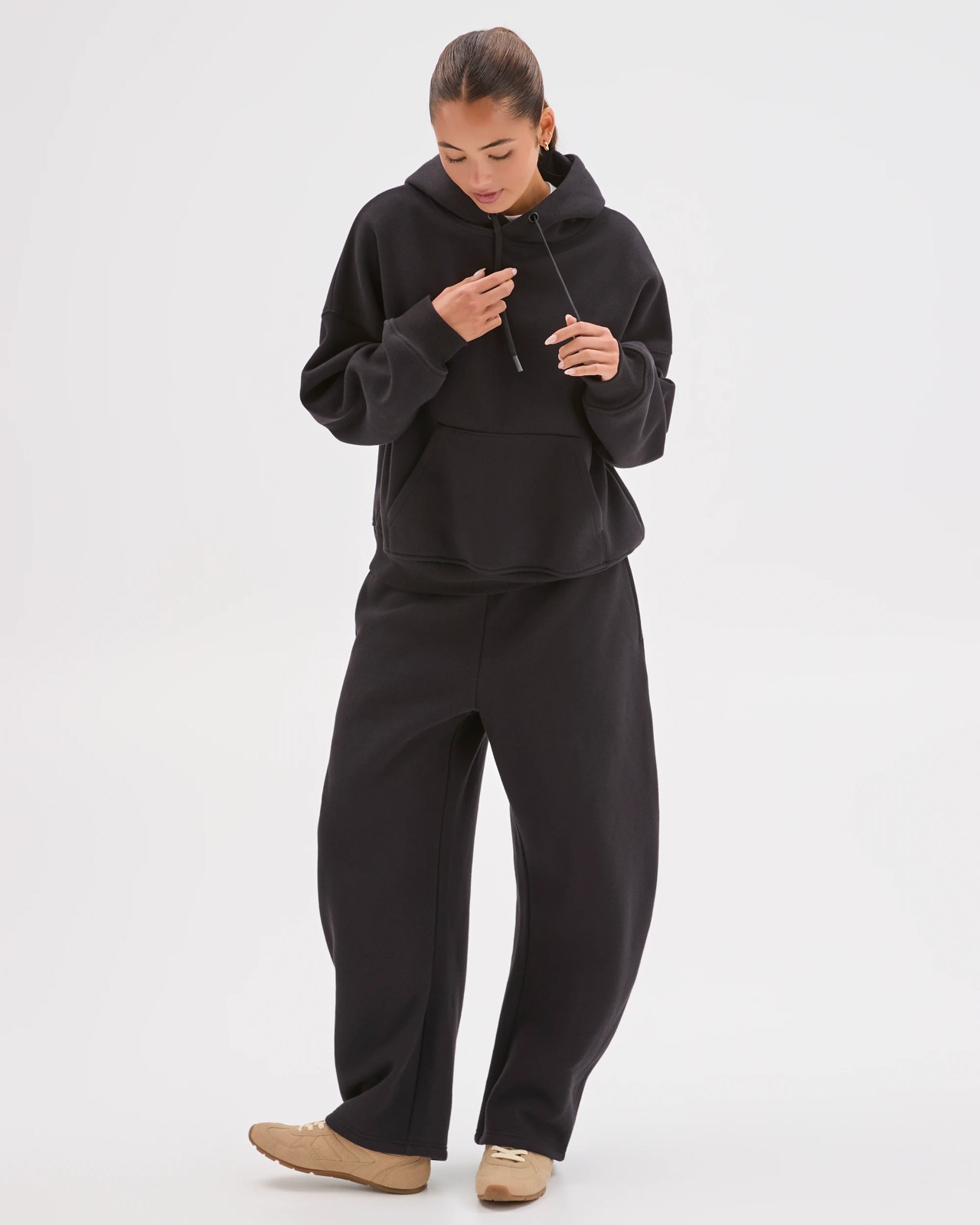 Lily Loves Australian Cotton Blend Hoodie - Black 2 of 5