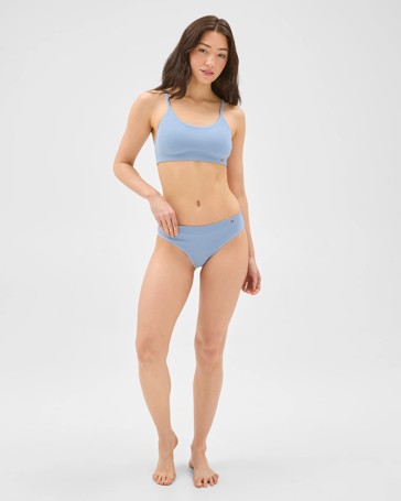 Lily Loves Rib and Lace Seamfree Crop Top