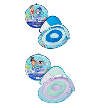 SwimWays Premium Baby Spring Float Inflatable Sun Canopy - Assorted