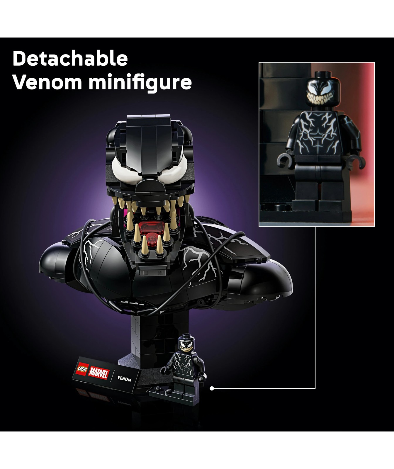 LEGO® Super Heroes Marvel Venom Bust 76356 5 of 5