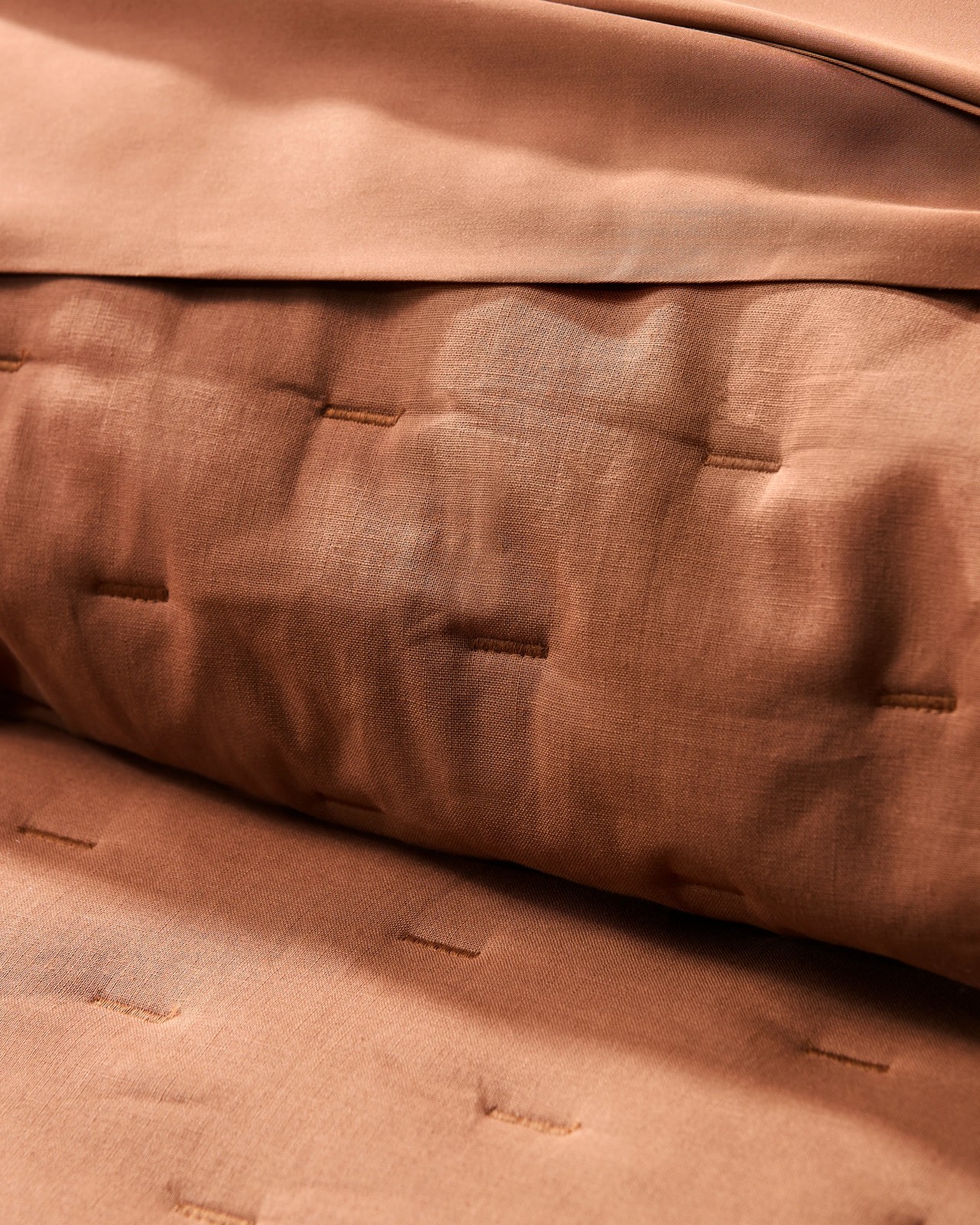 Laynie Linen/Cotton Coverlet Set - Rust  3 of 4