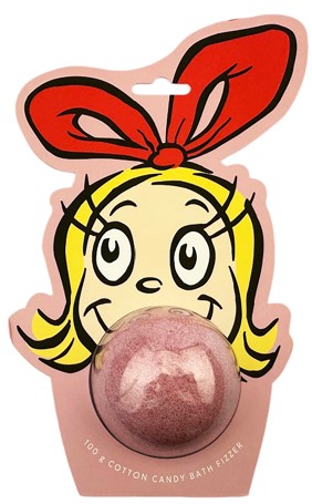 The Grinch Seuss Cindy Lou Bath Fizzer 100g, Cotton Candy