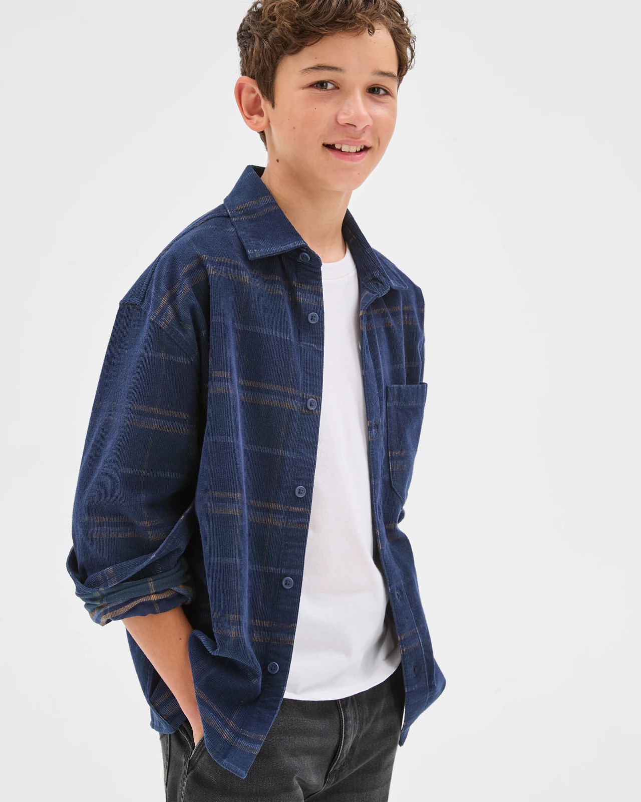 Long Sleeve Corduroy Shirt 3 of 6