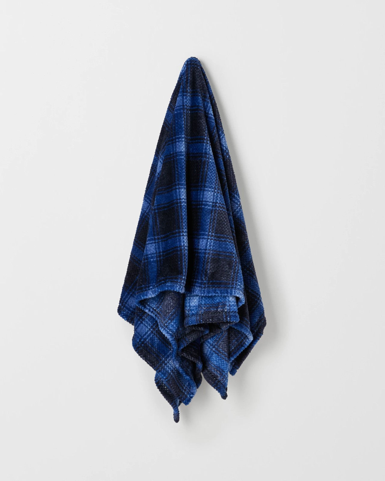 Bailey Check Throw - Peacoat 3 of 3