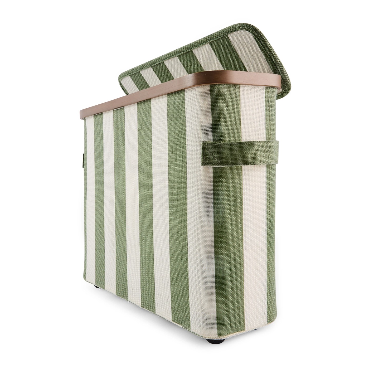 Anko Linen Look Stripe Toilet Roll Holder 2 of 5
