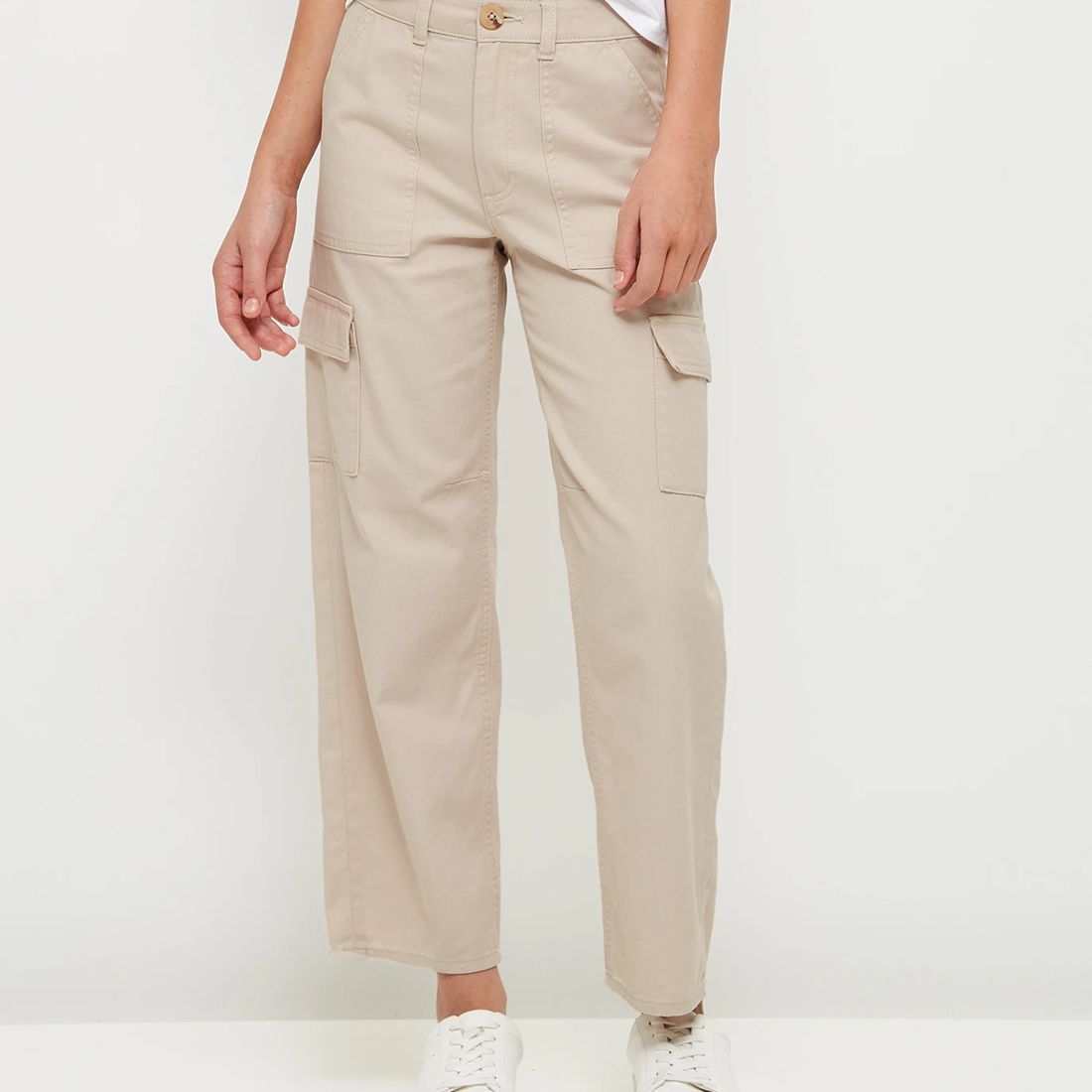 Lightweight Cargo Pants - Stone | Target Australia