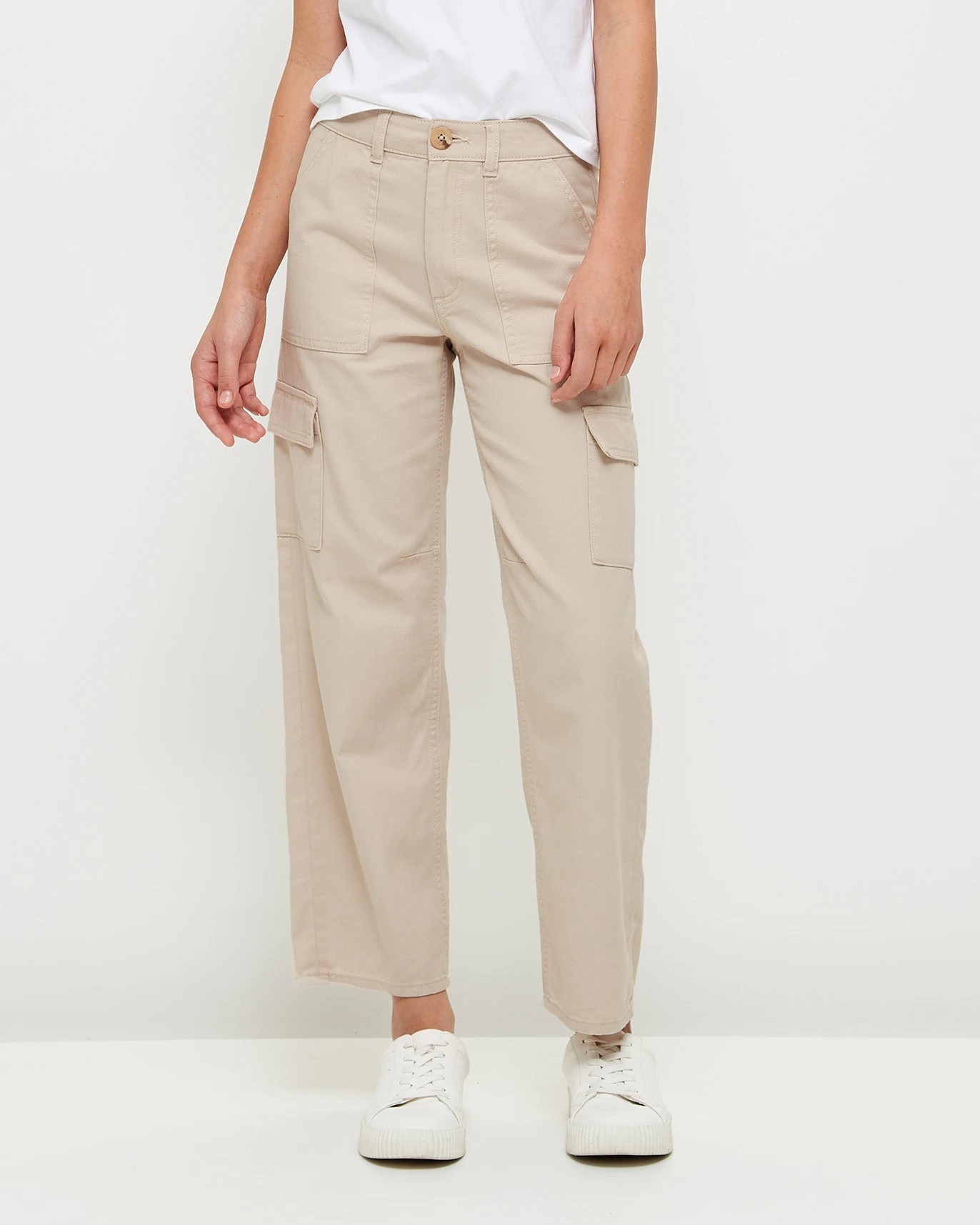 Lightweight Cargo Pants Stone Target Australia