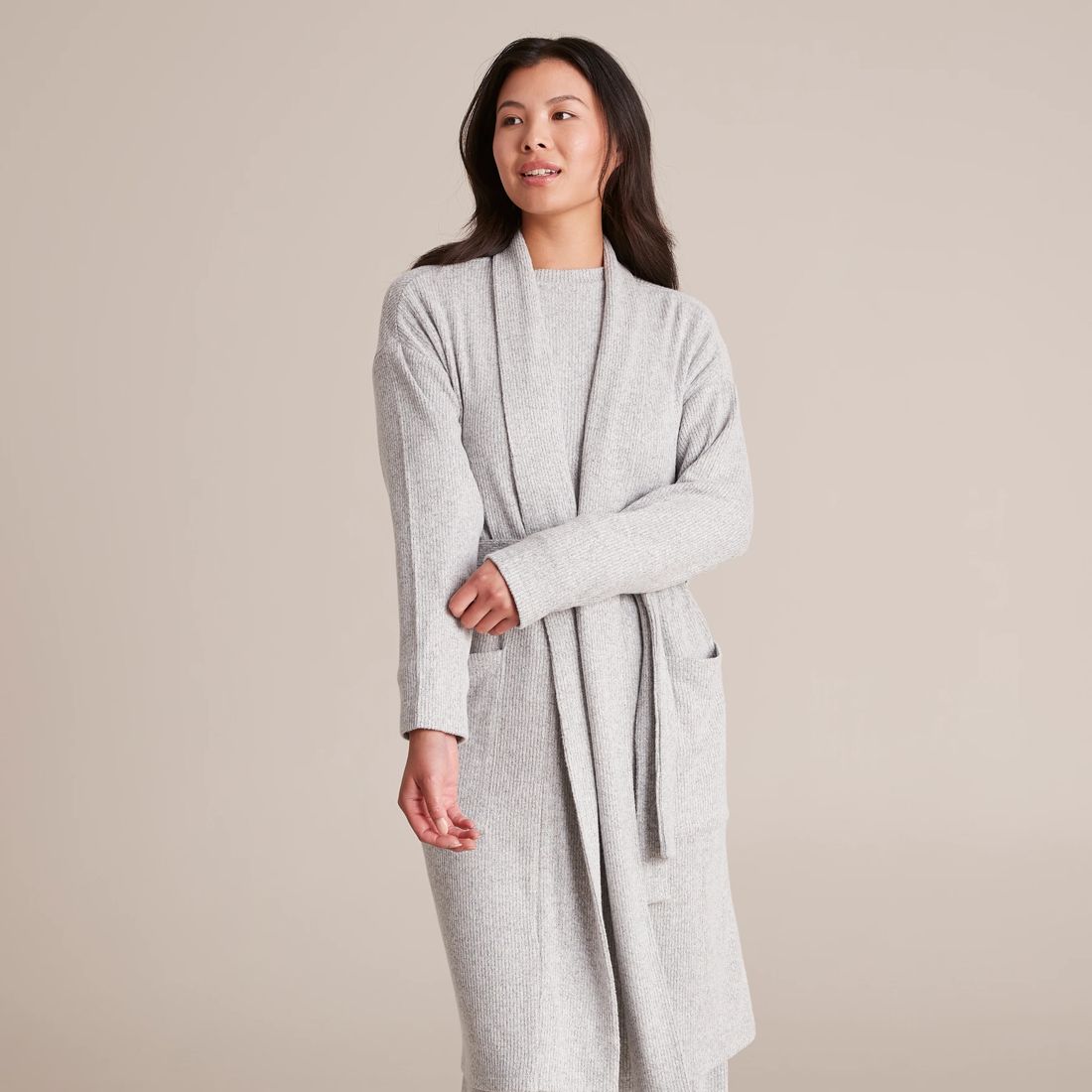 Cosy Sleep Rib Dressing Gown Target Australia