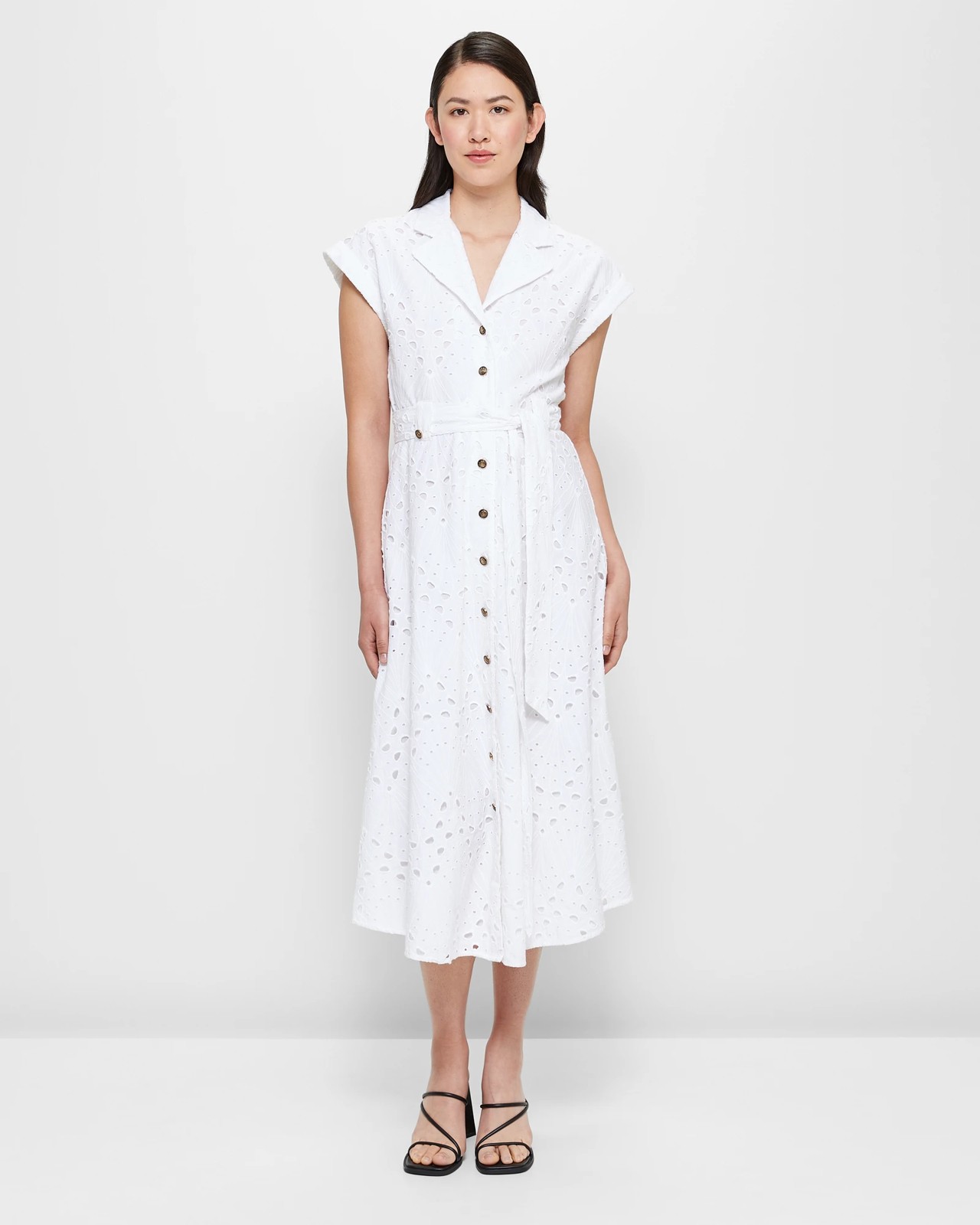 Broderie Midi Dress - Preview