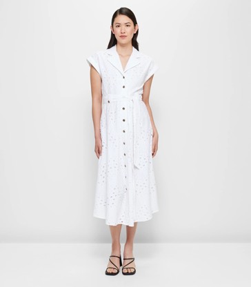 Broderie Midi Dress - Preview