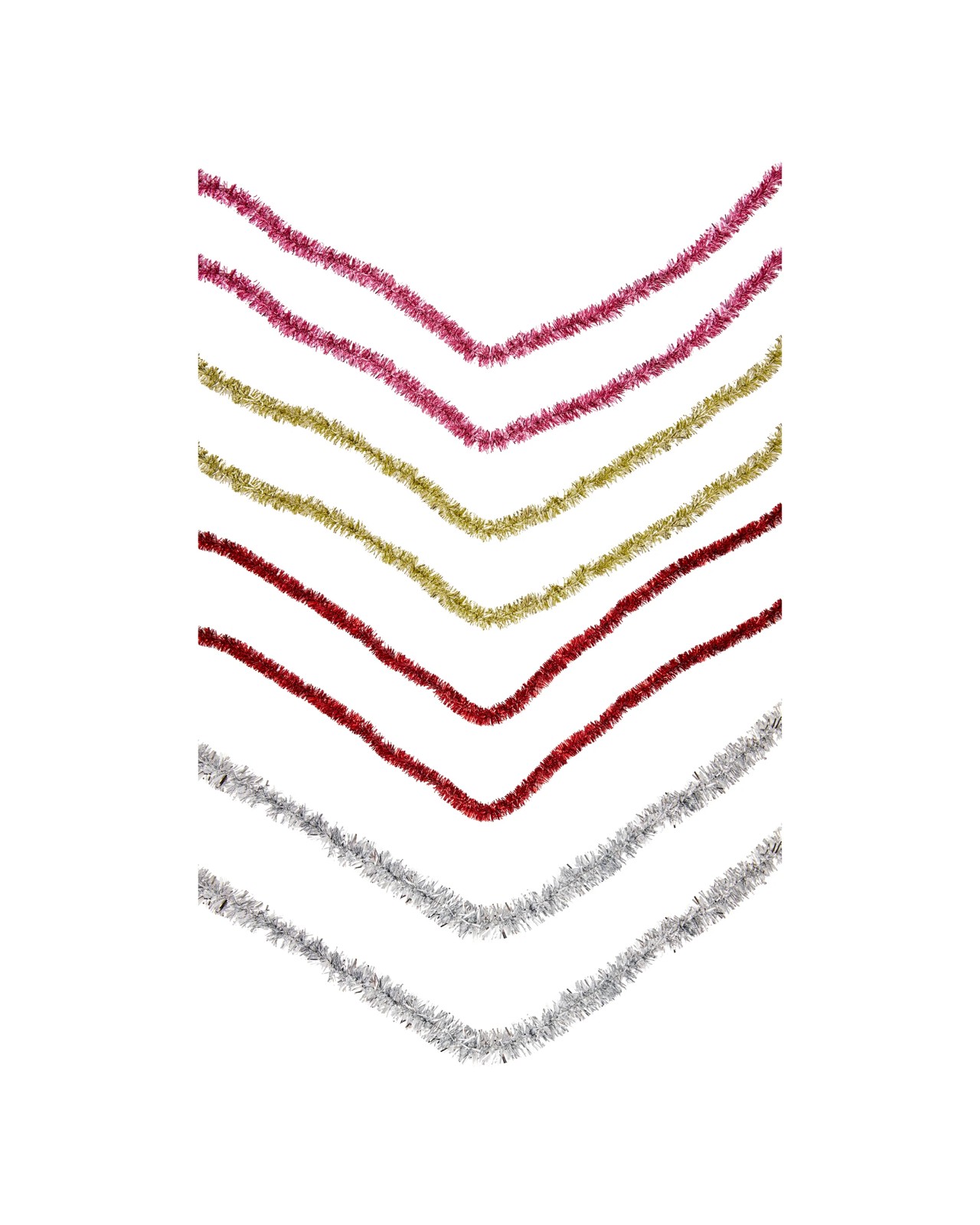 Anko 2.7m Mini Christmas Tinsel - Assorted 3 of 4