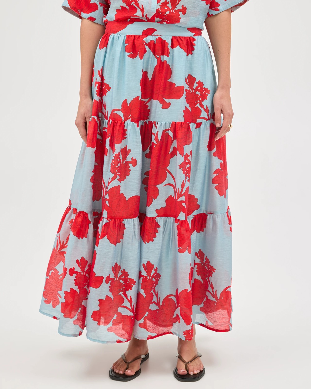 Preview Tiered Maxi Skirt 3 of 6