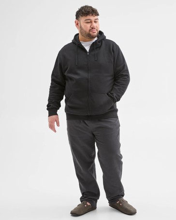 Plus Size Core Australian Cotton Blend Zip Thru Hoodie