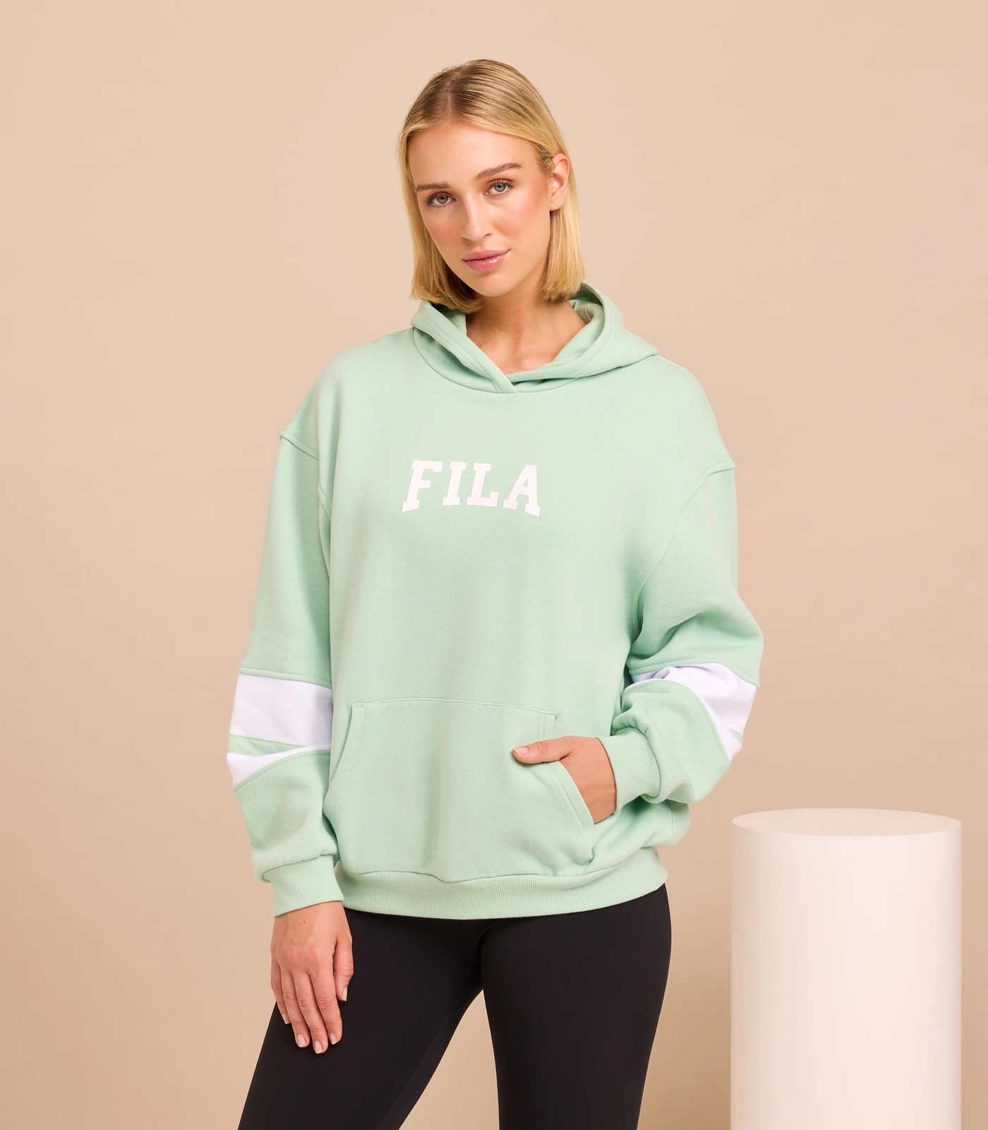 Fila Heritage Unisex Boys and Girls Kids Hooded Brushed Fleece