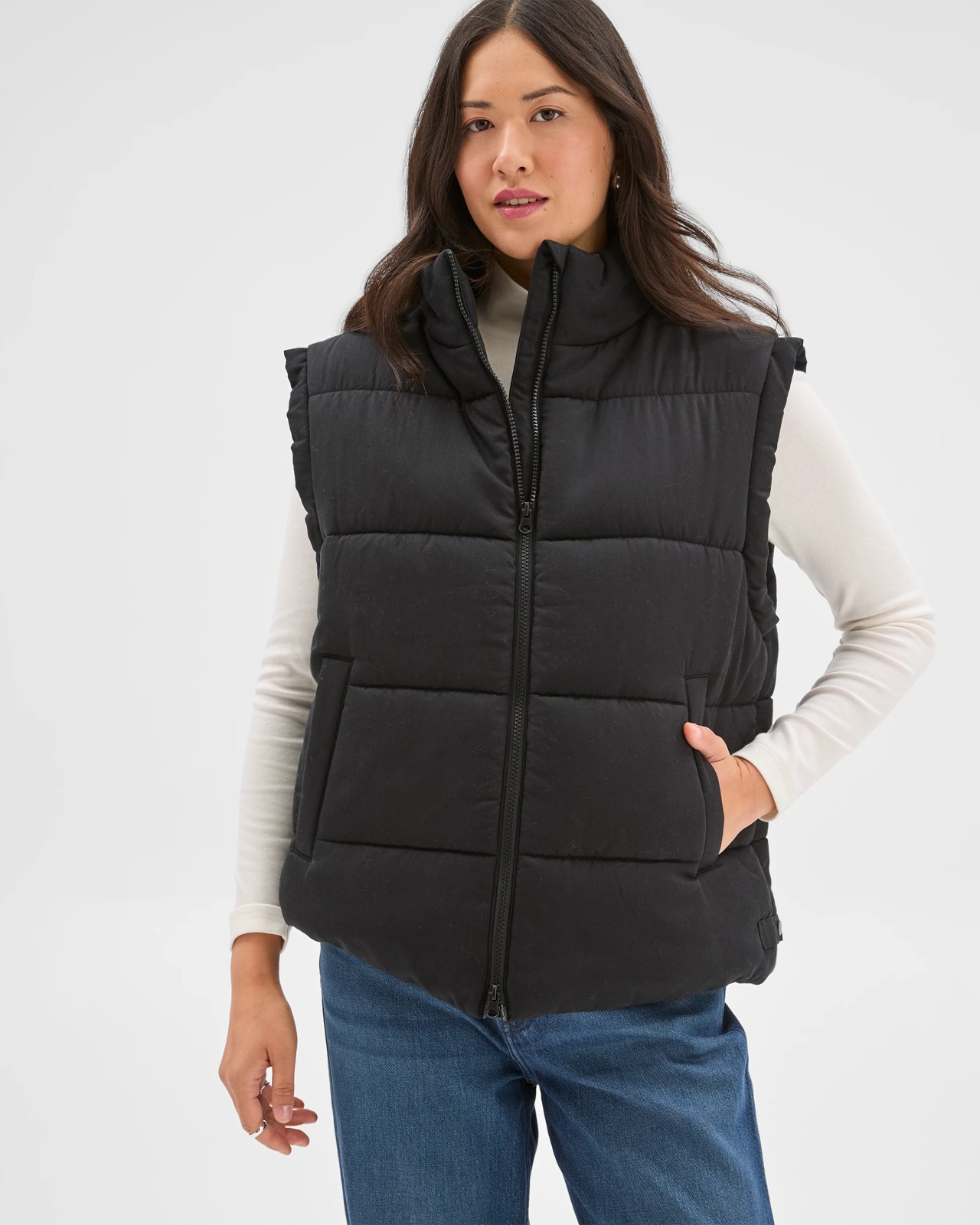 Oversized Quilted Vest 3 of 5