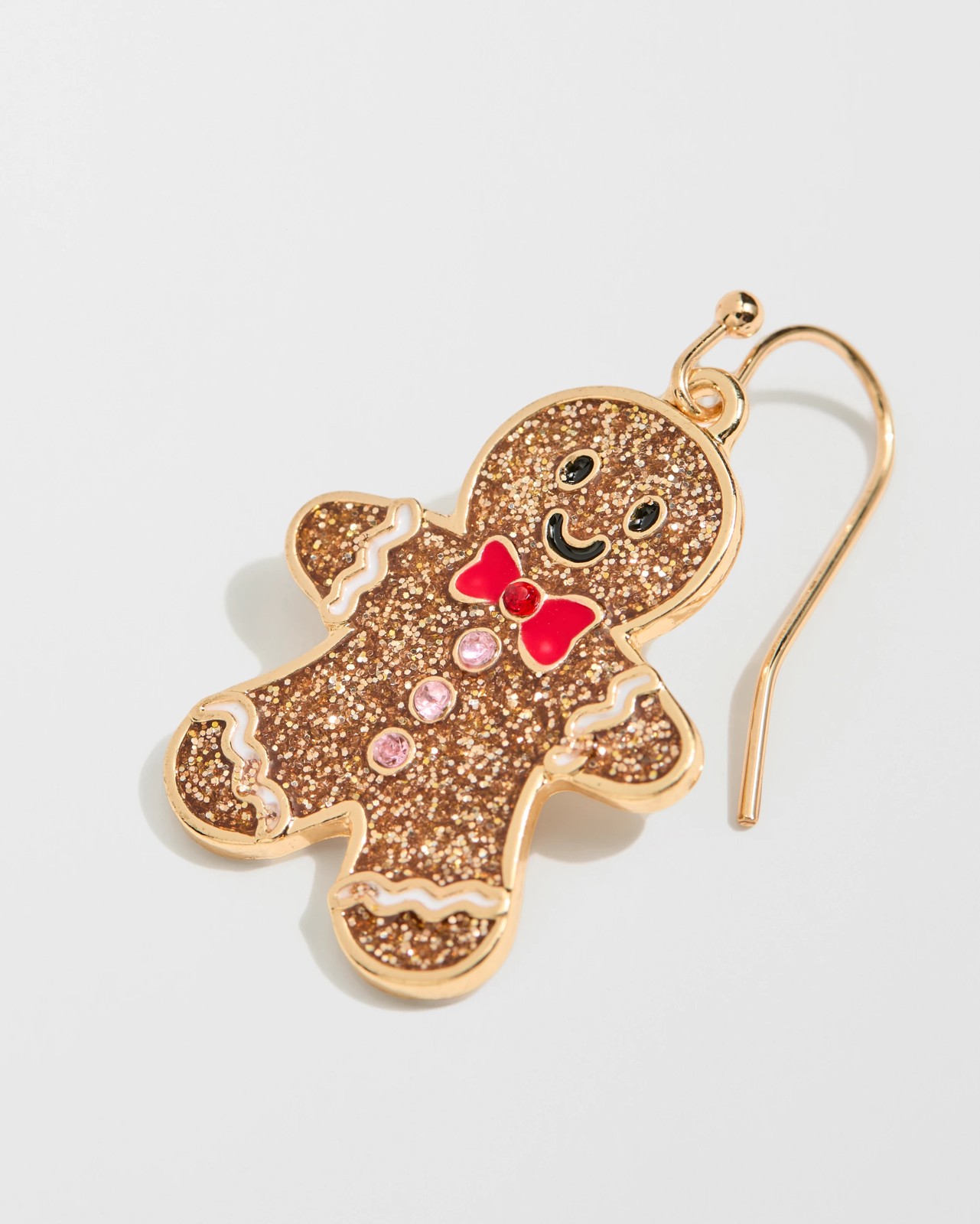 Christmas Gingerbread Drop Earrings 2 of 3