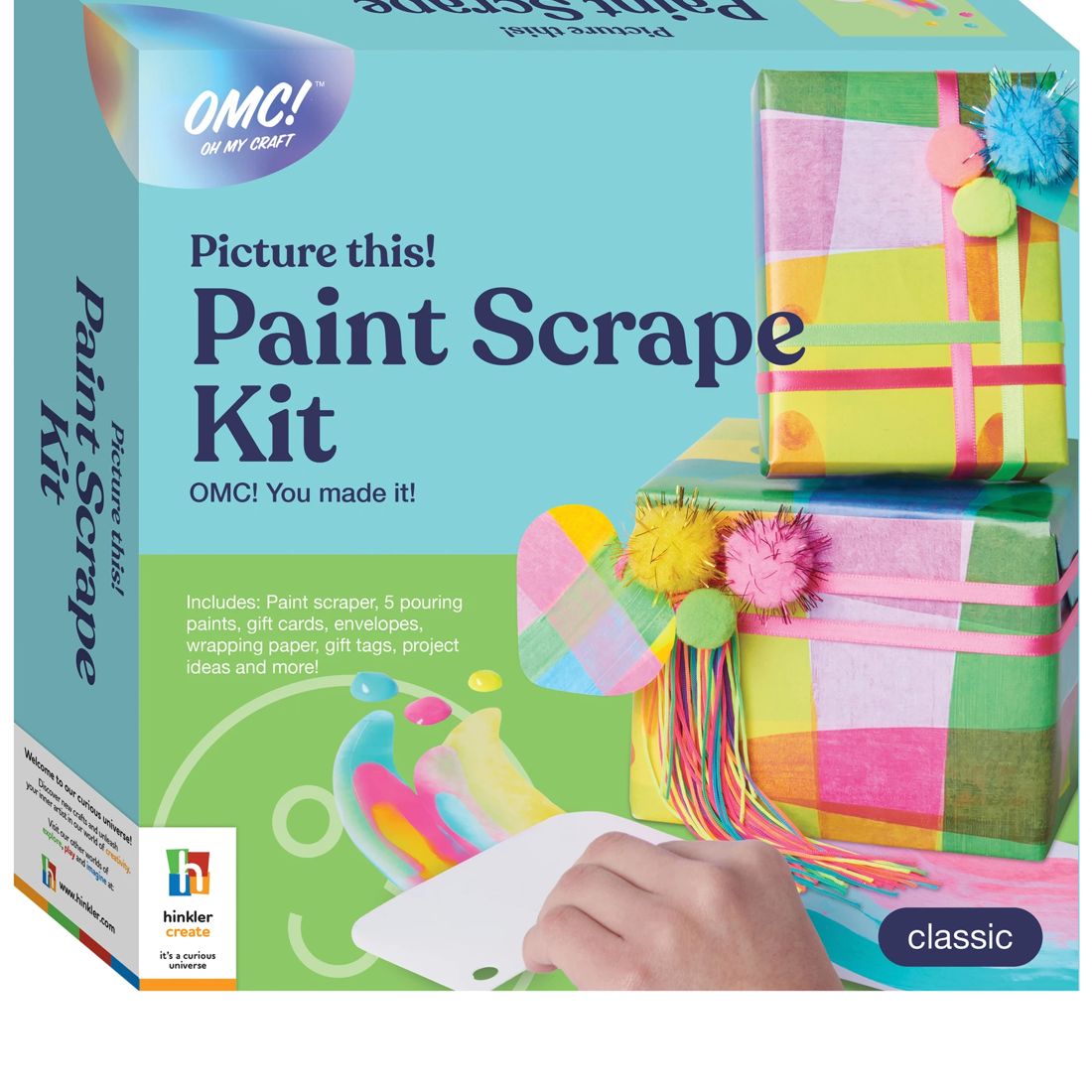 Oh My Craft! Picture This Paint Scrape Art Kit Target Australia