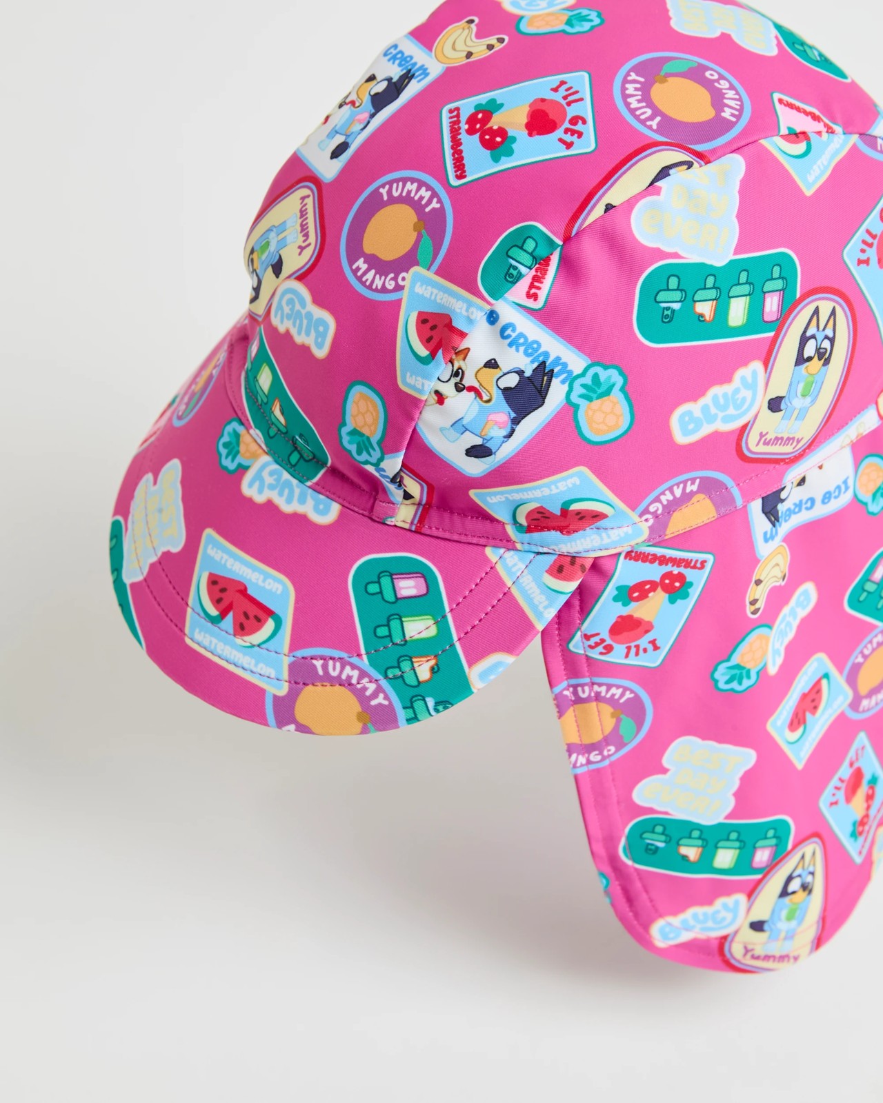 Licensed Bluey Summer Print Swim Hat 2 of 2