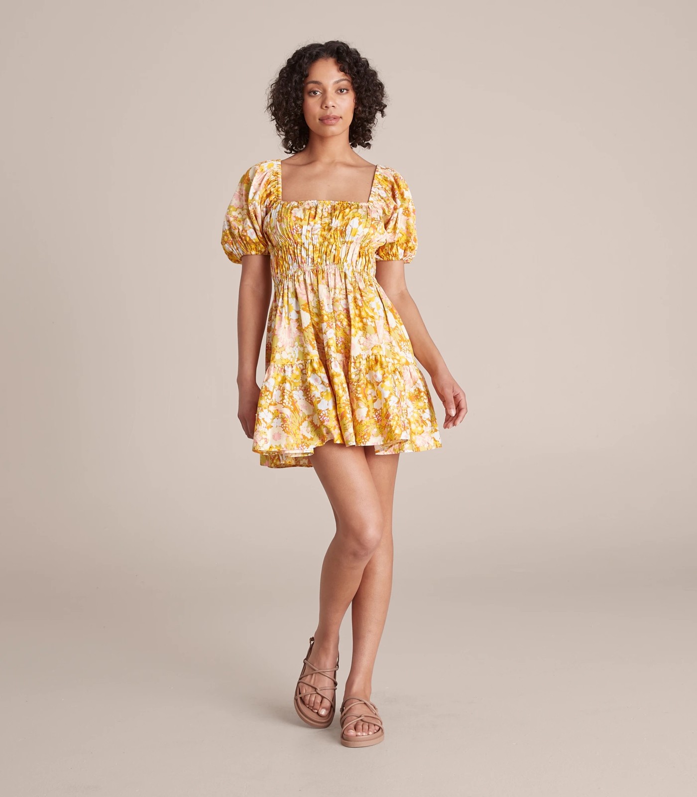 Lily Loves Puff Sleeve Mini Dress