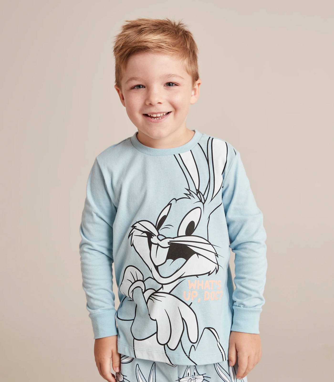 Kids Looney Tunes Bugs Bunny Family Matching Cotton Pyjama Set 4 of 6