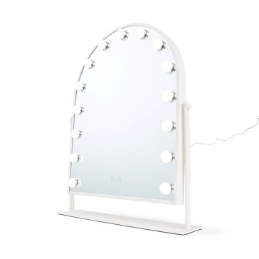 Anko Bluetooth Arch LED Mirror - White