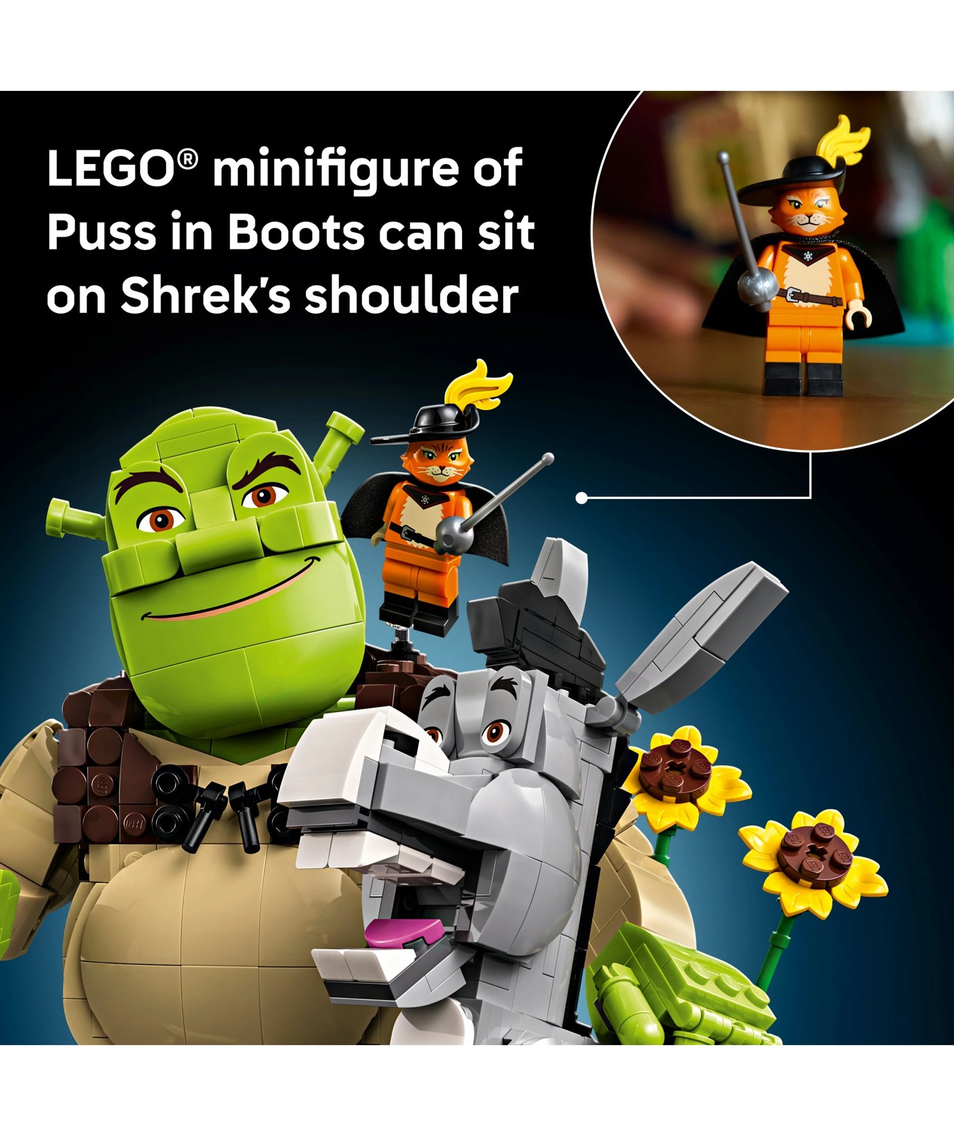 Pre-Order LEGO® Shrek, Donkey & Puss in Boots 72423 5 of 5