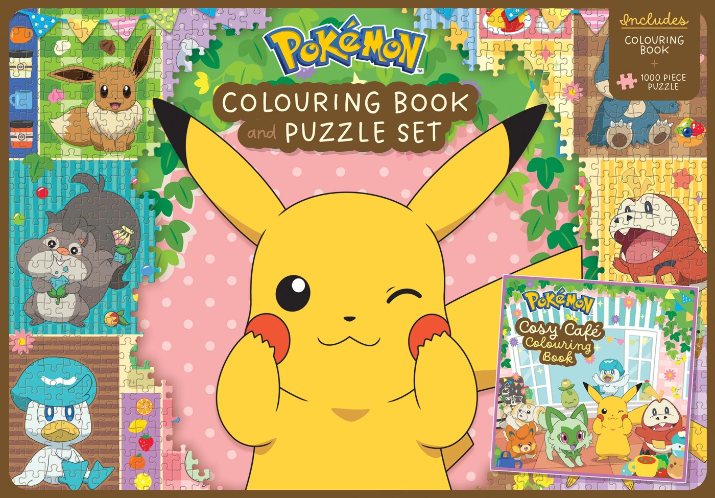Pokemon: Colouring Book & Puzzle Set - Book 2 of 3