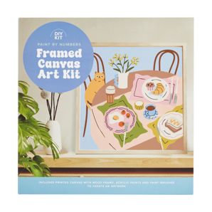 Paint By Numbers Framed Canvas Kit - Anko thumbnail 2