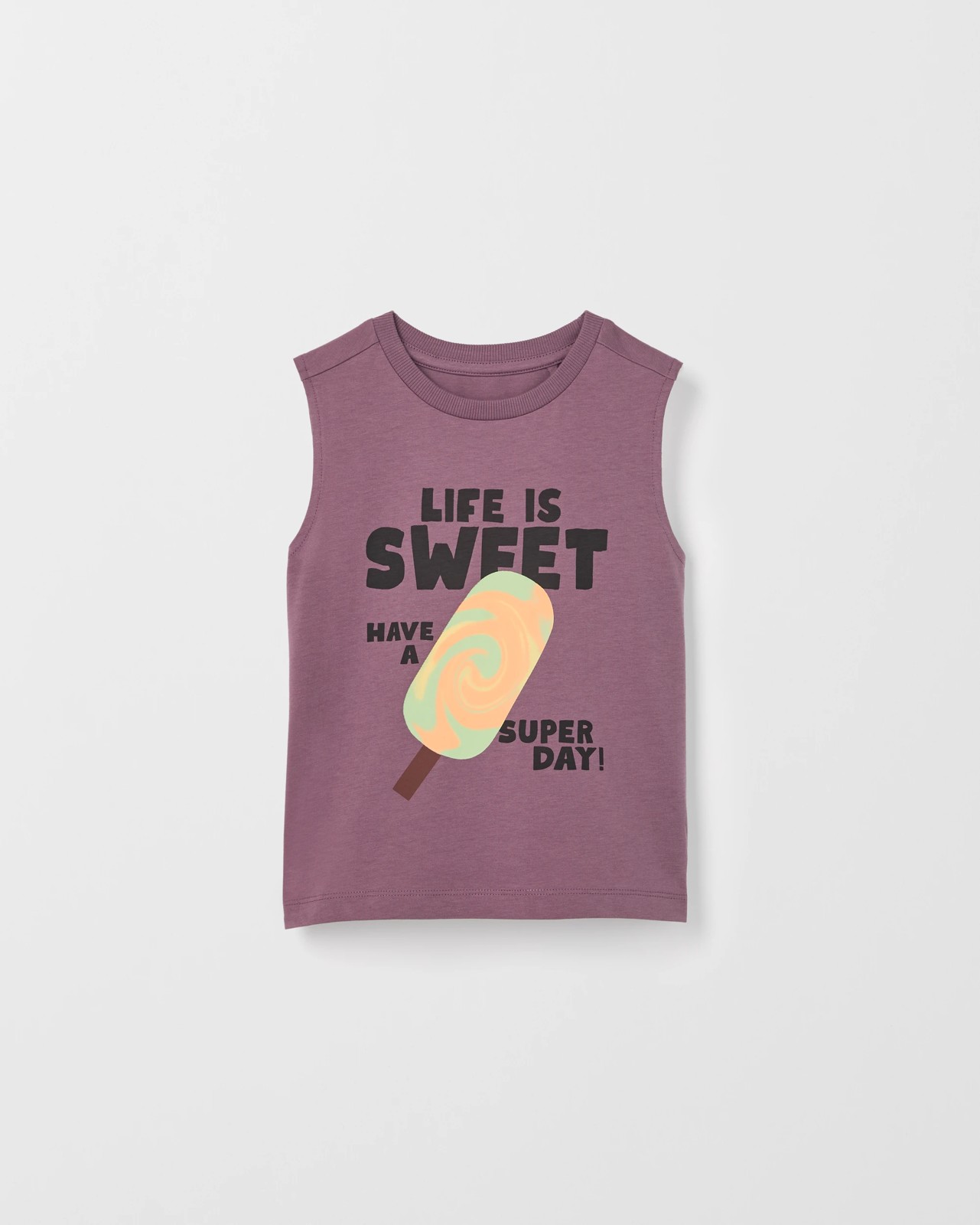 Australian Cotton Tank Top - Arctic Dusk 4 of 5