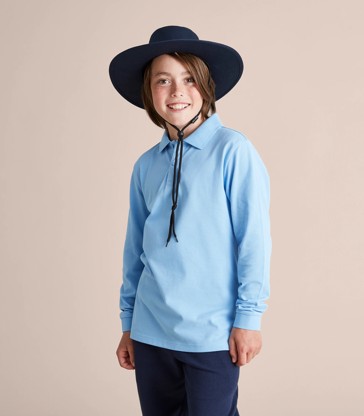 Kids Wide Brimmed School Hat