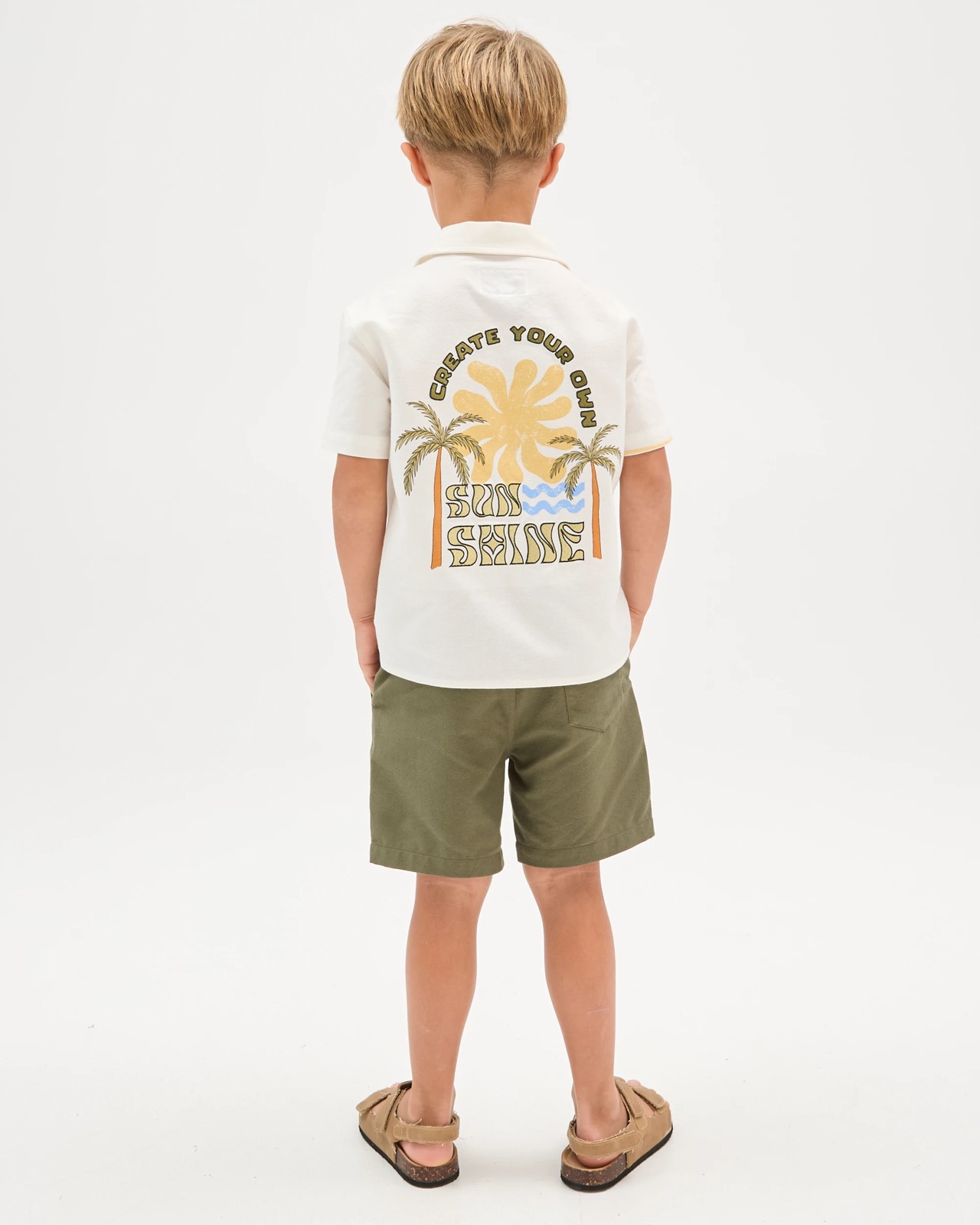 Australian Cotton Short Sleeve Shirt and Shorts Set 5 of 6