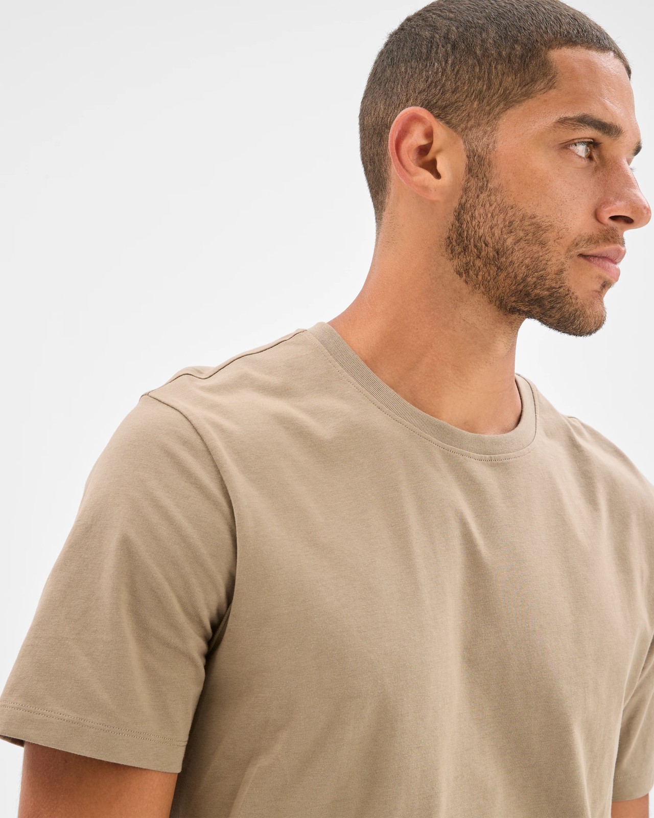 Australian Cotton T-Shirt - Mushroom 5 of 6