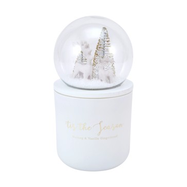 Christmas ’Tis the Season Globe Candle - Anko
