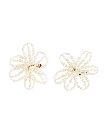 Anko 2 Pack Faux Pearl Look Flower Clips