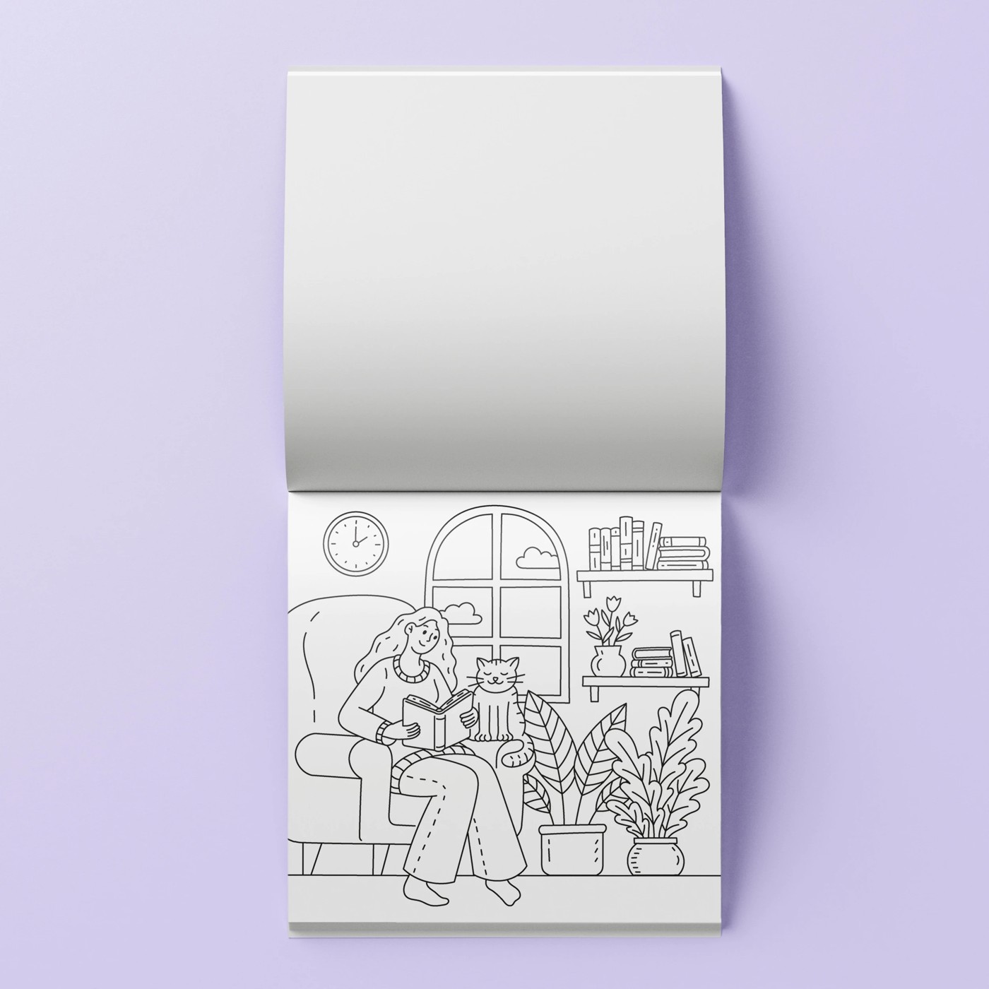 ArtMaker Cosy Cat Library: Creative Colouring Kit - Book 4 of 5