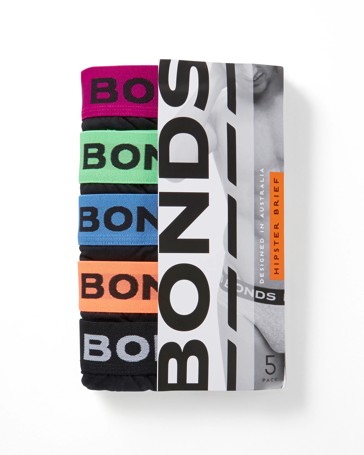 Bonds 5 Pack Hipster Briefs; Style: M8DMTX