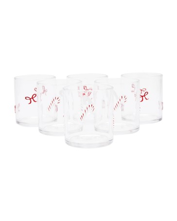 Anko 6 Christmas Icon Tumbler Glasses