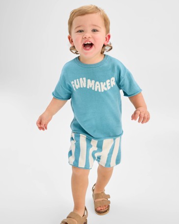 Baby Organic Cotton 2 Piece Knit Set