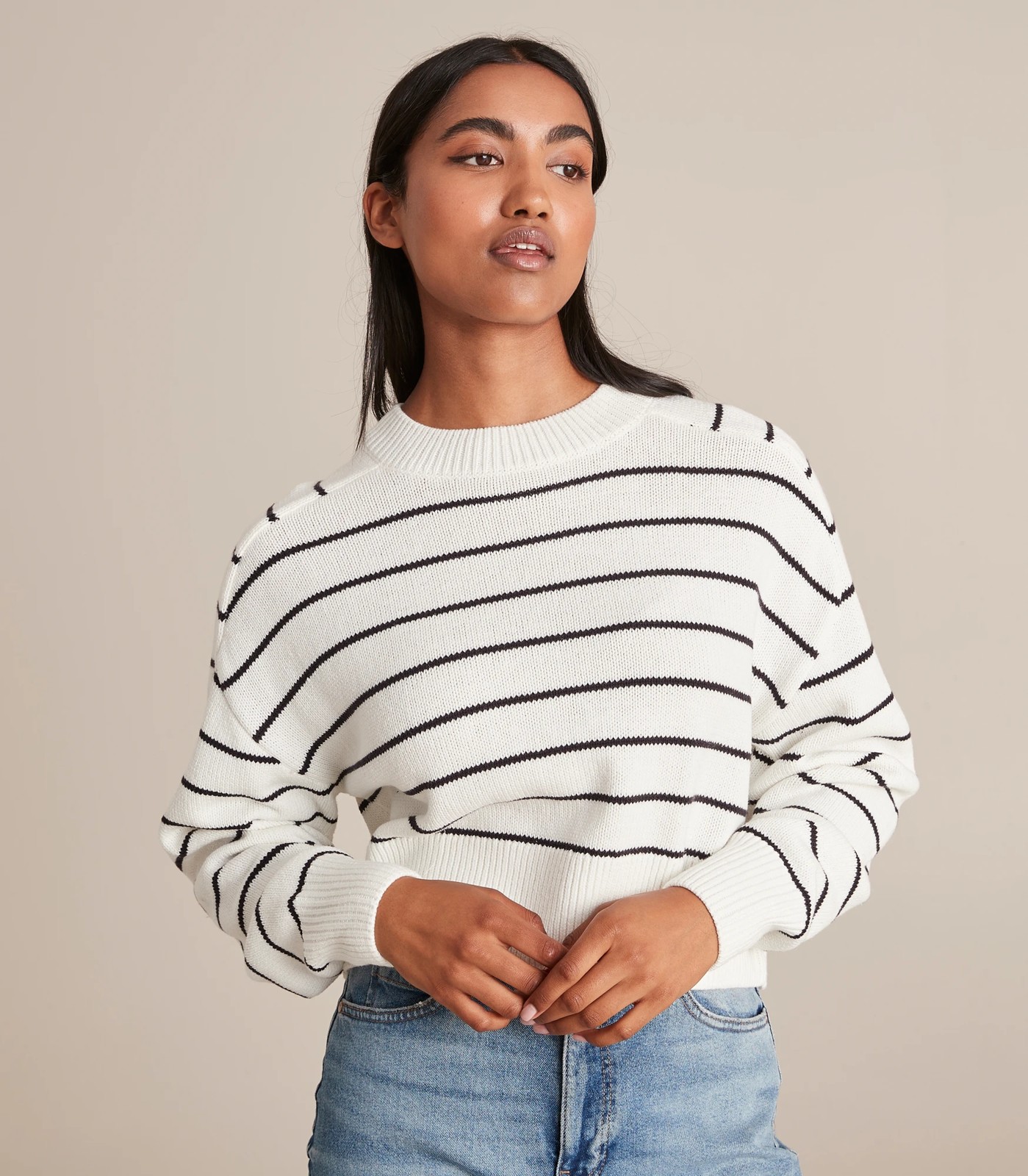 Australian Cotton Crop Raglan Knit Jumper | Target Australia