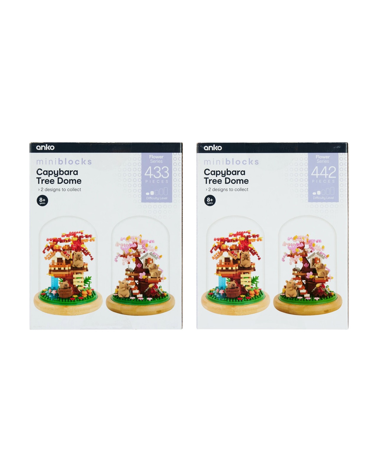 Mini Blocks Flower Series: Capybara Tree Dome - Assorted 2 of 2
