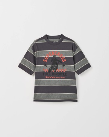 Australian Cotton Blend Stripe T-Shirt