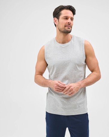 Maxx Australian Cotton Blend Boxy Fit Sleep Muscle Top