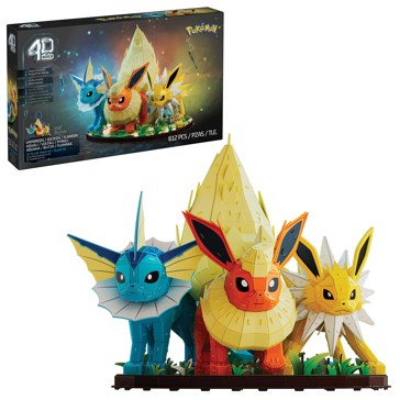 Pokemon Evolution 3D Puzzle Model Kit Puzzle 3 Pack from 4D Build